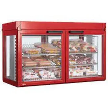 Food Red Display Cases